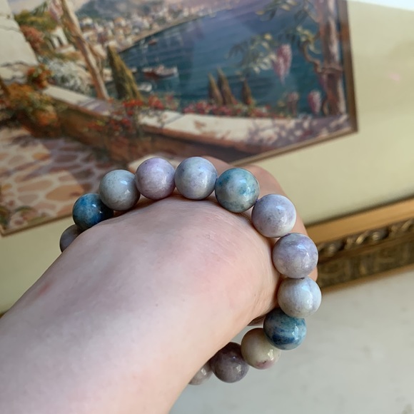 Hackmanite Stretch Bracelet, 11mm+ - Picture 5 of 5